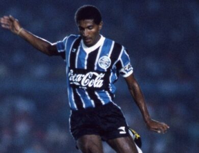 Cristóvão Borges jogando pelo Grêmio