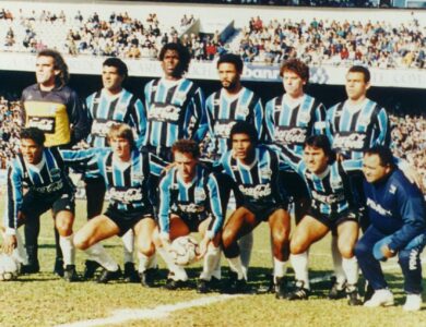 Time do Grêmio no ano de 1990