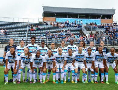 Equipe feminina do Grêmio em 2017
