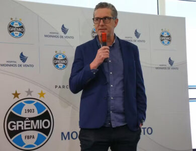 Vice-presidente do Conselho de Administração do Grêmio, Gustavo Bolognesi