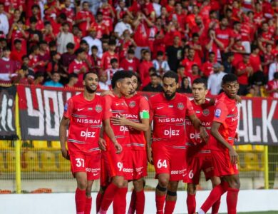 Jogadores do Shabab Al Ahli