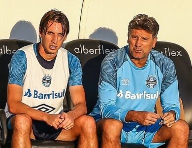 Geromel e Renato Gaúcho