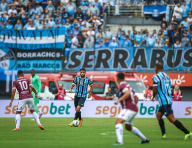 Jogo entre Caxias e Grêmio