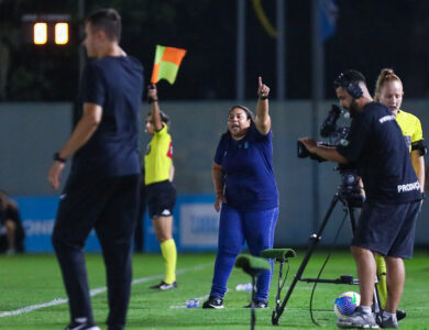 Thaissan Passos, treinadora do Grêmio